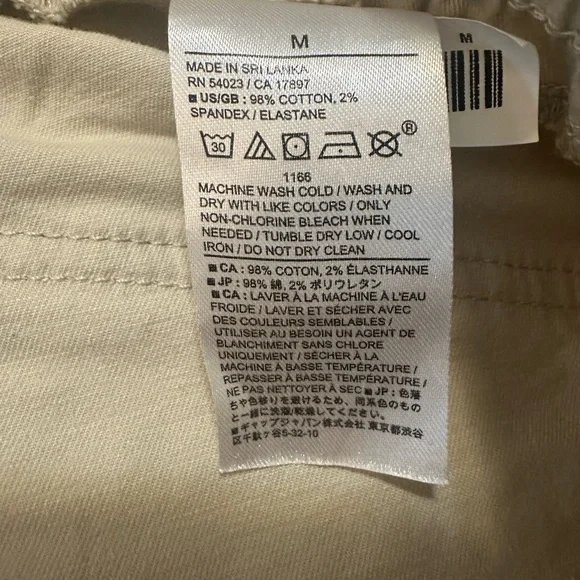 NWT Banana Republic Tapered
Mid Rise Ankle Chino in Twine M-L - Picture 9 of 10